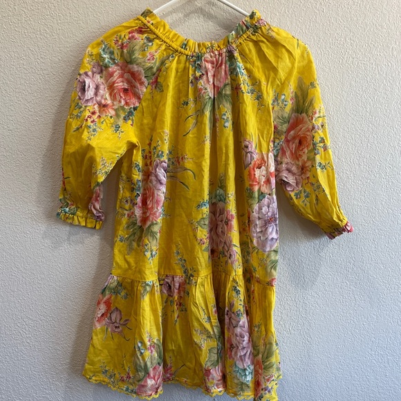 Zimmermann Floral Yellow Dress NWT. Size 8 - Picture 3 of 8